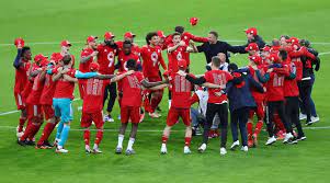 With bayern munich still missing many key players, the team suited up for a game against regular bogey side borussia monchengladbach. Bayern Munich Celebrate Ninth Straight Bundesliga Title By Thrashing Gladbach Sports News The Indian Express
