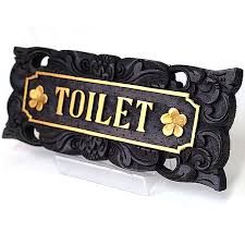 楽天市場 サインプレート toilet トイレ サイン 表示 プレート おしゃれ 看板 木製 アンティーク バリ風 バリ雑貨ココバリ アジアン雑貨 トイレ サイン 看板 おしゃれ バリ 雑貨