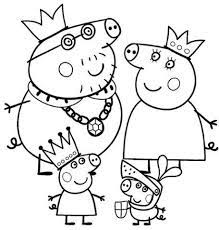 Miley cyrus, paris hilton, george clooney and dozens of other celebrities have pet pigs. Dibujos De Peppa Pig Para Colorear Pintar E Imprimir Peppa Pig Coloring Pages Peppa Pig Colouring Family Coloring Pages