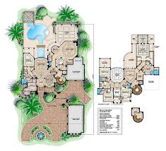 Luxury House Plan Andalusian Castle Home Floor Plan With Tuscan Style Luxury House Plans Tuscan House Tuscan House Plans