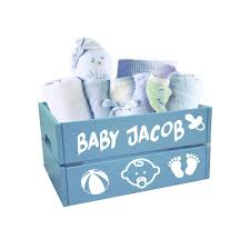 Munchkin hello baby gift basket. Amazon Com Personalized Baby Box Baby Shower Box Baby Boy Gift Baby Shower Gift Pink Baby