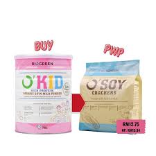 Posted by biogreen sdn bhd at 6:45 am no comments bout that. Biogreen2u Online Organic Store O Kid High Protein Organic Soya Milk Powder