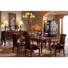 Matching chairs, matching side chairs + different head chairs, and an eclectic mishmash where no two chairs are the same. High End Classic Royal Dining Table And Chairs Wood Furniture Klassische Royal Esstisch Und Stuhle Gh158 Dining Room Sets Aliexpress