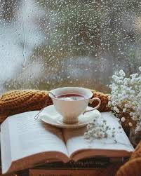 Ah Etre Au Chaud Chez Soi En Ecoutant Et Regardant La Pluie Tomber Et Savourer Une Bonne Tasse De The En Compagnie D Un Bon Livre Kofe Dozhd Chaj