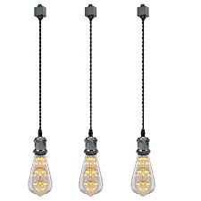 3 pack h track lighting kitchen pendant