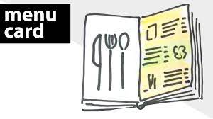 Food menus are a crucial part in catering business. How To Draw A Menu Card Learn To Draw Easy Drawings Drawing For Kids Youtube