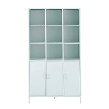 Blauwe Metalen Bibliotheekkast Cirrus Bibliotheekkast Cirrus Blauw