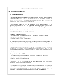 Your income tax number is a unique reference number that is to be used by you in all dealings with the inland revenue board of malaysia (malay: Http Lampiran1 Hasil Gov My Pdf Pdfam Malaysia Tin Number And Tin Registration 02122020 Pdf