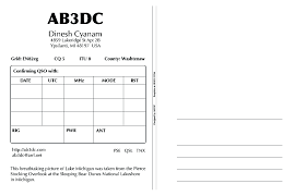 Qsl cards are widely exchanged between ham radio operators to. New Qsl Cards Design Ab3dc S Ham Radio Blog