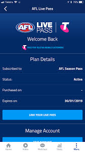 From 2019, fans will no longer be able to subscribe to afl live pass through the afl website. Afl App Login Issue Telstra Crowdsupport 745969