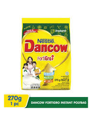 Dancow Fortigro Susu Bubuk Instant Polybag 10x27g Klikindomaret