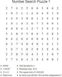 Whether the skill level is as a beginner or something more advanced, they're an ideal way to pass the time when you have nothing else to do like waiting in an airport, sitting in your car or as a means to. Free Puzzles To Print Number Search Puzzle 1
