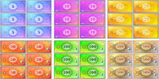 Du kannst diese karten nach deinen. Spielgeld Ausdrucken Vorlagen