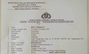 Contoh surat pengaduan masyarakat ke polisi. Tipu Istri Sesama Anggota Oknum Polisi Dilaporkan