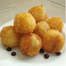 Rasa keju bakar dengan takaran saji 25 gr. Resep Dan Cara Membuat Bola Bola Singkong Keju Resep Makanan Makanan Dan Minuman