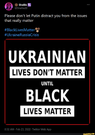 Shalila @Shali Please don't let Putin distract you from the issues that  really matter #BlackLivesMatter #