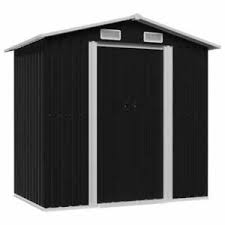 Search for backyard storage sheds. Vidaxl Garden Storage Shed Anthracite Steel Building Outdoor Garage Storage 8719883756707 Ebay