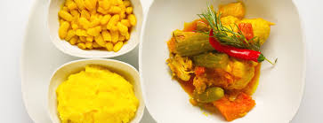 Muamba is the fruit and oil of the african palm tree, and this recipe basically calls for stewing chicken with vegetables in red palm oil. Moamba De Galinha A Moda De Angola Chef Continente