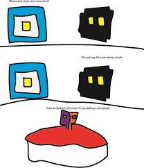 Push your skills to the limit as you jump, fly and flip your way through dangerous passages and spiky obstacles. Geometry Dash Comic By Me Features Maxis9 And A Basic Gd Noob Design R Geometrydash