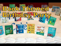 Book ideas from running experiments. Book Themed Birthday Party Youtube