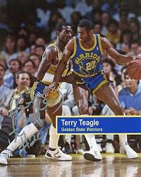 Terry Teagle autographed 8x10 Lakers Warriors Baylor Free Shipping #10