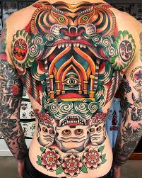 Robert Ryan Robert Ryan Back Tattoos North American