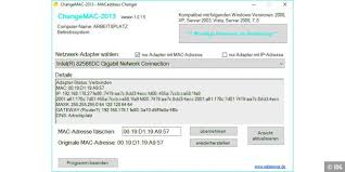 Find the physical address of mac address in the modern interface of windows 8.1 is a very easy and straightforward process. Mac Adresse Per Tool Andern Pc Welt