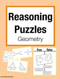Reasoning Puzzles Geometry Activities For Math Talk Gr 3 4 Math Talk Geometry Activities Math Geometry Activities