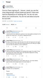 In july 2018 when he resigned from the labour party, he declared himself to be. Employee Uses British Politician S Twitter To Quit In Rant People Com