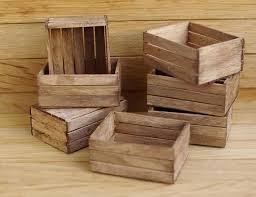Miniature Crate Miniature Wooden Boxes Wooden Box In The Etsy Wooden Crate Boxes Diy Wooden Crate Wooden Boxes