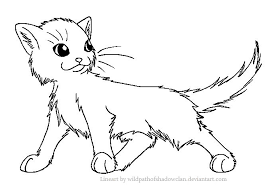 Explore 623989 free printable coloring pages for you can use our amazing online tool to color and edit the following coloring pages of warrior cats. Long Haired Warrior Cat Coloring Page Warrior Cat Animal Templates