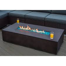 Shop our wide selection of backyard fire pits to complement your outdoor decor. Ebern Designs Scullion 12 H X 56 W Concrete Propane Outdoor Fire Pit Table Reviews Wayfair