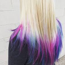 Tarro Beauty Blonde Hair With Purple Streaks Bright Blonde Hair Blonde Hair Tips