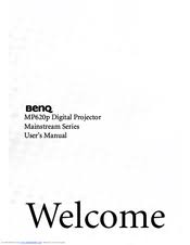 Benq Mp610 Svga Dlp Projector Manuals