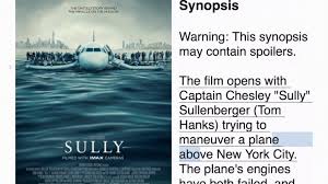 Copyright disclaimer under section 107 of the copyright act 1976, allowance is made for fair use for purposes such as criticism, comment, news reporting. Sully Story Synopsis Youtube