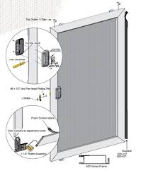 Magnetic screen door 36 x 96 inch, dixlamn magnet screen door mosquito door net with heavy duty fits door size up to 34x94 max for entry door /exterior door /interior door /kitchen door/patio door. 36 X79 Unassembled Economy Sliding Screen Door Kit