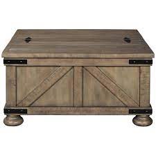 What is a traditional coffee table: Aldwin Storage Coffee Table Adams Furniture
