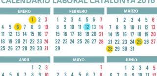 Check spelling or type a new query. Catalunya Tendra 12 Festivos En 2016