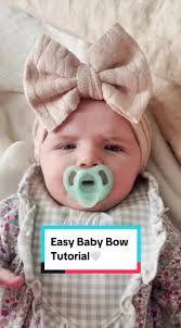 How to Tie Baby Bow from Pat Pat