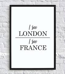 I See London I See France Funny Bathroom Wall Decor Print Etsy Bathroom Humor Bathroom Wall Decor Bathroom Decor