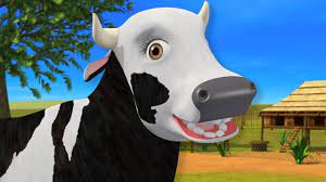 La vaca lola tiene cabeza y tiene cola