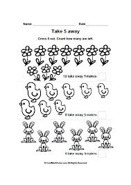 This includes worksheets for kindergarten! Preschool Subtraction Take Away The Sweets Worksheets 99worksheets