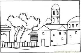 Explore our selection of pdf printable coloring pages for children of all ages. Bungalow Near The Tree Coloring Page For Kids Free Houses Printable Coloring Pages Online For Kids Coloringpages101 Com Coloring Pages For Kids