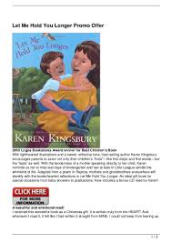 I don't want to give any of my business to a company that ignores its customers and. Let Me Hold You Longer Promo Offer