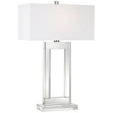 Vienna Full Spectrum Window Modern Crystal Table Lamp 3m960 Lamps Plus Crystal Table Lamps Crystal Lamp Bedroom Table Lamp