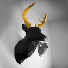Legal high by black reindeer, released 05 april 2014 1. Deer Xl Black Gold Papertrophy Touch Of Modern