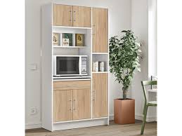 Découvrez le rayon meuble à chaussures en promotion avec des nouveautés toute l'année et dans tous les magasins but. Buffet De Cuisine Mady 5 Portes 1 Tiroir Blanc Chene