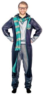 Harry Potter Slytherin Costume Pajama With Hood On Ranker Shop