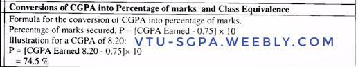 Check spelling or type a new query. Sgpa Cgpa To Percentage Vtu Sgpa Cgpa Calculator