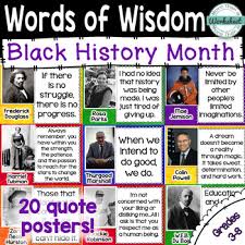 This year's black history month theme really resonates with me. Black History Quotes Patience Black History Month Quotes Posters By More Than A Worksheet Tpt Dogtrainingobedienceschool Com